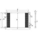 Condenser, air conditioning HC-Cargo 261058