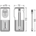 Compressed-air Tyre Pressure Gauge/Inflator ams-OSRAM OTIR2000