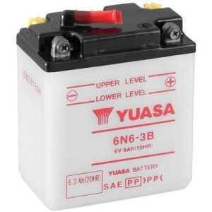 Стартерная аккумуляторная батарея YUASA 6N6-3B