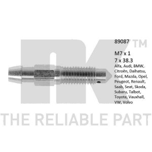 Breather Screw / Valve NK 89087