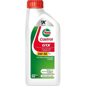 Castrol GTX 5W-30 RN17, Synthetic Motor Oil, 1L