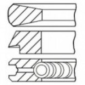 Piston Ring Kit GOETZE ENGINE 08-114400-40