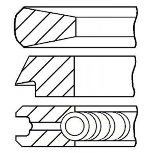 Комплект поршневых колец GOETZE ENGINE 08-114400-40
