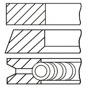 Männänrengassarja GOETZE ENGINE 08-337300-00