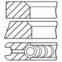 Piston Ring Kit GOETZE ENGINE 08-405211-00