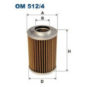 Hydraulic Filter, automatic transmission FILTRON OM 512/4