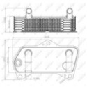 Oil Cooler, automatic transmission NRF 31188