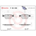 Комплект тормозных колодок, дисковый тормоз BREMBO P 06 036