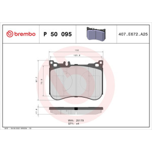 Jarrupala, levyjarru BREMBO P 50 095