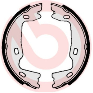 Piduriklotside komplekt,seisupidur BREMBO S 59 521