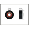 Tensioner Pulley, V-ribbed belt CAFFARO 111-00