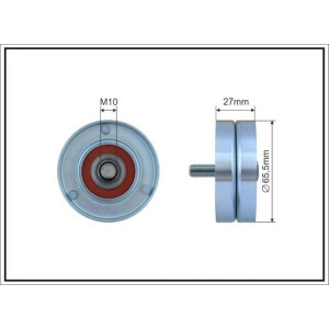 Tensioner Pulley, V-ribbed belt CAFFARO 399-99
