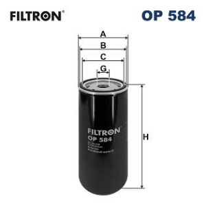 Масляный фильтр FILTRON OP 584