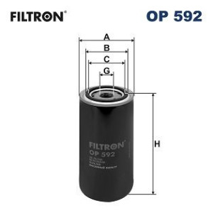 Suodatin, työhydrauliikka FILTRON OP 592