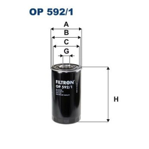 Öljynsuodatin FILTRON OP 592/1