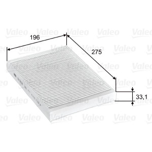 Suodatin, sisäilma VALEO 715597