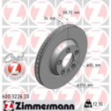Jarrulevy ZIMMERMANN 600.3226.20