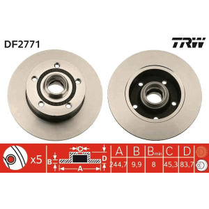 Piduriketas TRW DF2771