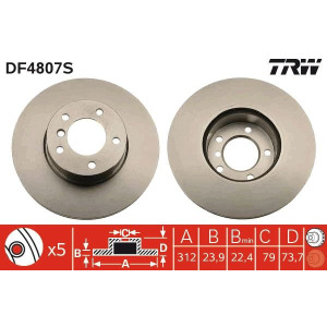 Piduriketas TRW DF4807S