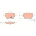 Brake Pad Set, disc brake TRW GDB1049