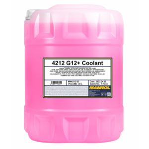 MANNOL Coolant G12+ -30°C 20L – punainen jäähdytysneste