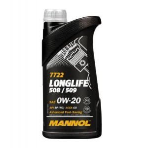 Моторное масло MANNOL Longlife 508/509 0W20 1L