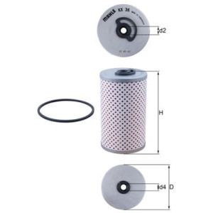 Топливный фильтр KNECHT KX 36D
