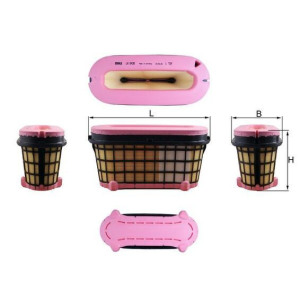Air Filter MAHLE LX 5438