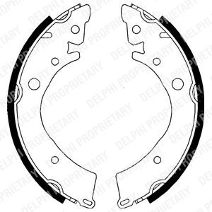 Brake Shoe Set BRP LS1341