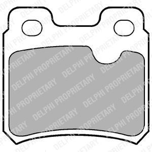 Brake Pad Set, disc brake BRP LP586
