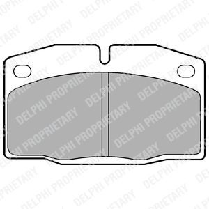 Brake Pad Set, disc brake BRP LP415