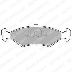 Brake Pad Set, disc brake BRP LP204