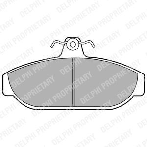 Brake Pad Set, disc brake BRP LP437