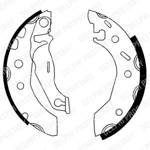Brake Shoe Set BRP LS1728