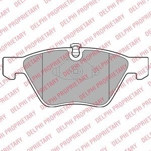 Brake Pad Set, disc brake BRP LP1956