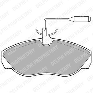 Brake Pad Set, disc brake BRP 425117