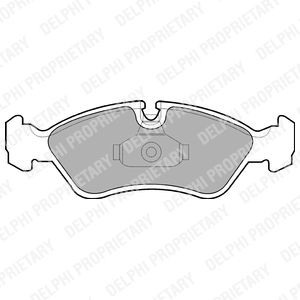 Brake Pad Set, disc brake BRP LP1605