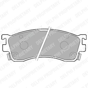 Brake Pad Set, disc parking brake BRP LP1764