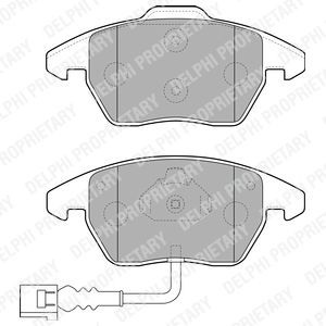 Brake Pad Set, disc brake BRP PREMIUM LP1837