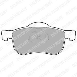 Brake Pad Set, disc brake BRP 2724011
