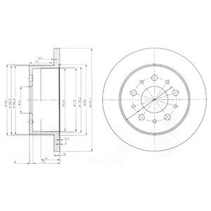 Brake Disc TOPRAN 721183