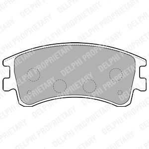 Brake Pad Set, disc brake BRP PREMIUM LP1799