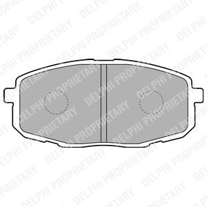 Brake Pad Set, disc brake BRP LP1819