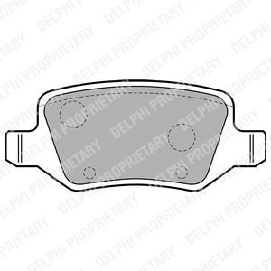 Brake Pad Set, disc brake BRP PREMIUM LP1741