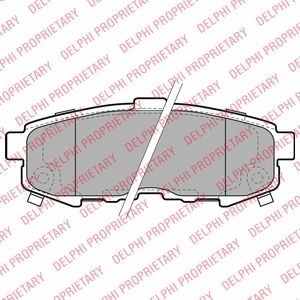 Brake Pad Set, disc brake BRP LP1978