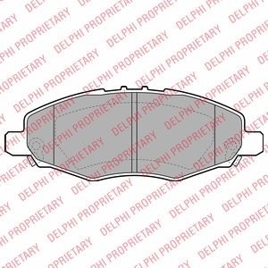 Brake Pad Set, disc brake BRP LP2059