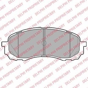 Brake Pad Set, disc brake BRP LP2128