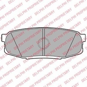 Brake Pad Set, disc brake BRP LP2154