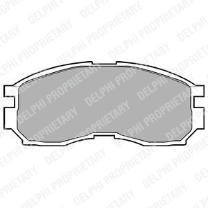 Brake Pad Set, disc brake BRP LP803