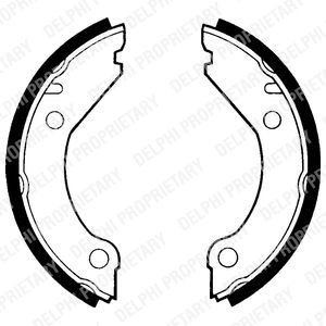 Brake Shoe Set, parking brake BRP LS1375